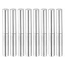 8個3-1/8" x 3/8"(L x D)ステンレス鋼溶接可能な取り外し可能なバケットヒンジ メタルゲートスイングドアトレーラーランプ用 シルバー