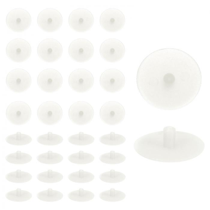 150個のねじキャップカバー、18 x 4.5mmのプラスチック製ねじ飾りカバー、フィリップ スカムフィッティングナット用自己攻釘、装飾用タッピングファスナー、ライトベージュ