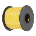 22AW G 銅線 50m/164ft イエロー 電気用 UL1007 スプール PVC フックアップワイヤー 内部接続用錫メッキ銅線 マリン