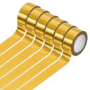 6ロール 箔和紙テープ 5.5ヤード x 0.6