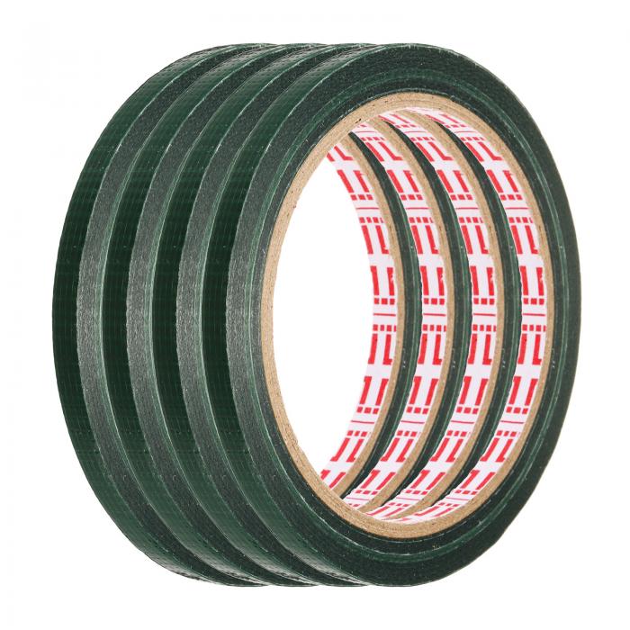 4ロールワイヤーハーネスクロステープ1/4"x66ft(6mmx20m) 0.2mm厚布高粘着性ティアラブル耐熱テープ 緑