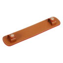 PATIKIL 23 x 4.8 cm レザーショルダーストラップパッド PUレザーバックパックストラップパッド ハンドバッグストラッププロテクター 取り外し可能 クッションカバー トートバッグ ハンドバッグ 財布 クロスボディ用 オレンジ