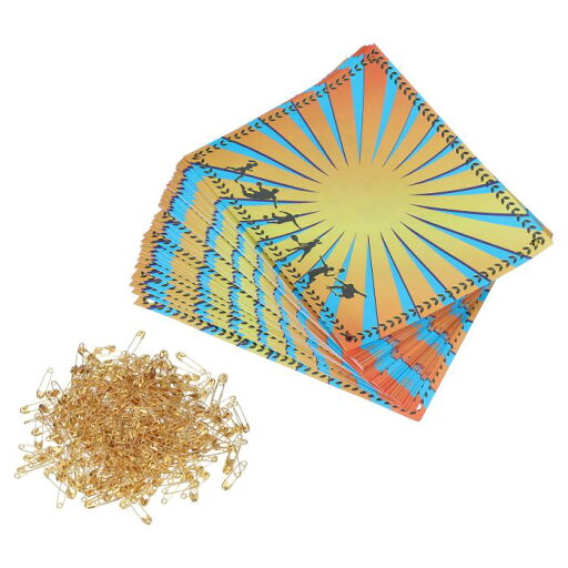 PATIKIL 破れにくいランニングビブナンバー 7x6" 100個 小麦 耳 防水 レース競技者番号 安全ピン付き マラソン スポーツ ゲーム 競技ランナー用 PATIKIL 破れにくいランニングビブナンバー 7x6" 100個 小麦 耳 防水 レース競技者番号 安全ピン付き マラソン スポーツ ゲーム 競技ランナー用