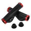 BULLSPANN 1セット 自転車ハンドルバーグリップ 滑り止め 人間工学設計 自転車グリップ ダブルロックオンハンドルバーグリップ Eバイク トレッキングバ...