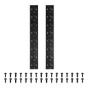 PATIKIL 16x2"ピアノヒンジ 2個パック304ステンレス鋼連続ヒンジ ピアノゲートドア木製収納ボックスキャビネットボート用 シルバートーン