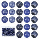 PATIKIL 200個 天然石ビーズ 8mm ダークブルーストーンビーズ 宝石メイキングブレスレットネックレスイヤリング宝石ラウンドルーズビーズDIY女性へ ...