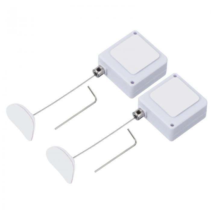 PATIKIL 3.3 フィート 引き込み式リモコンテザー テレ??ビリモコンコントローラー用調節可能な留め金粘..