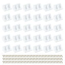 PATIKIL プラスチックコーナーブ ラケット0.75x0.75x1.3