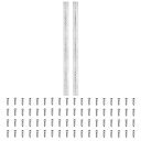 PATIKIL 35x2"ピアノヒンジ 2個パック304ステンレス鋼連続ヒンジ ピアノゲートドア木製収納ボックスキャビネットボート用 シルバートーン