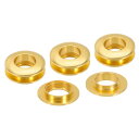 PATIKIL 15.5mm(5/8インチ) 真鍮製ホールアイレット 4個 アーク表面自己裏打ちグロメットとワッシャー 靴 衣類 クラフト バッグ レザークラフト用 模造金