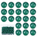 PATIKIL 200個 天然石ビーズ 8mm ダーク緑アゲートビーズ 宝石メイキングブレスレットネックレスイヤリング宝石ラウンドルーズビーズDIY女性へ ギフ...