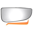 HEROFFIX ダッジに対応・ラムに対応1500 2009-2020用1セットのタウミラーガラス交換品 右側パッセンジャーサイド下部 W/バックプレート No.68067731AA リアルガラス プラスチック