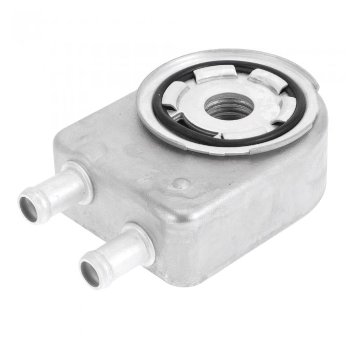 HEROFFIX ヒュンダイに対応サンタフェトランスミッションオイルクーラー用エンジンオイルクーラー1個Oリングシール付きNo.264102G101シルバートーン