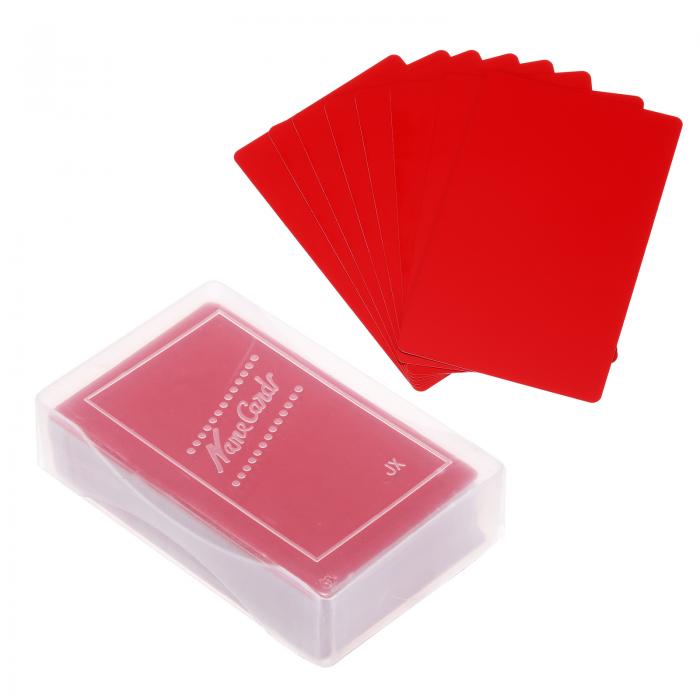 PATIKIL 0.21mmメタル名刺 100枚セット DIYギフトカード用 空ホワイト名刺レー ザー彫刻アルミニウム レッド