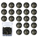 PATIKIL 100個 天然石ビーズ 4mm ダーク茶色 輝く石ビーズ 宝石作り ブレスレット ネックレス イヤリング 宝石 丸いビーズ 女性へ DIYギフト