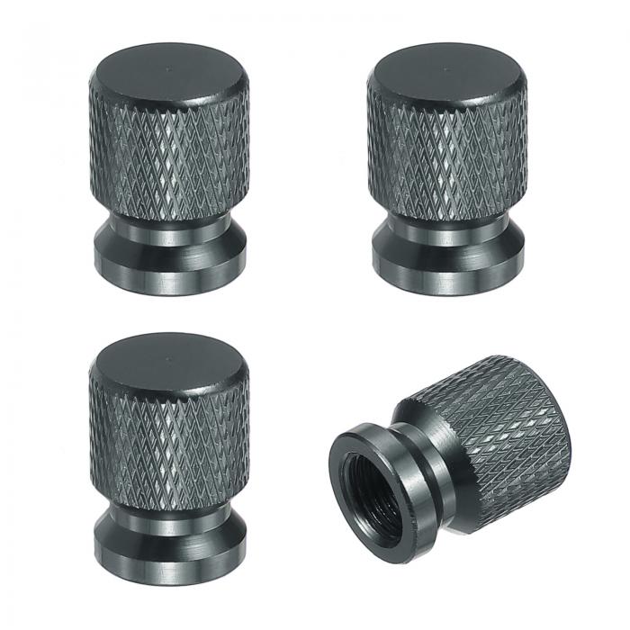 PATIKIL アルミタイヤバルブステムキャップ 4個 タイヤバルブキャップ 車のタイヤエアキャップカバー O..