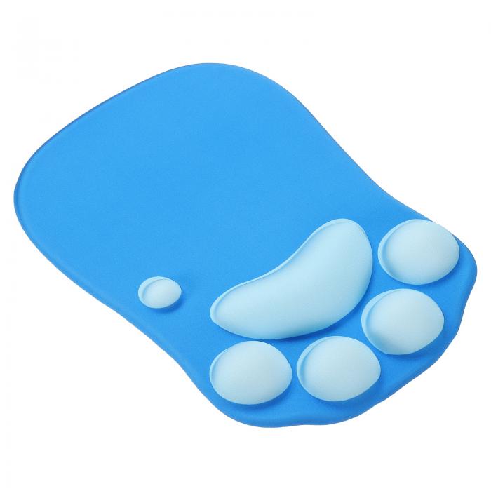 PATIKIL リストレスト付きジェルマウスパッド エルゴノミックマウスパッド キャットポー 心地よい低反発素材 ノンスリップベース ソフト コンピュータ ノー...