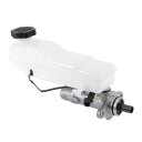 VekAuto Hyundaiに対応H1 2001-2007用のレザーボア付きブレーキマスターシリンダーNo.585104H800 ハイドロリックマスターシリンダー シルバートーン、ホワイトアルミニウム合金、プラスチック 1個