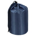 PATIKIL スタッフサック 7 x 13" 防水 アウトドア 収納袋 ポータブル 巾着 ダストフラップバッグ 軽量 寝袋 キャンプ ハイキング バックパッキング用 ダークブルー
