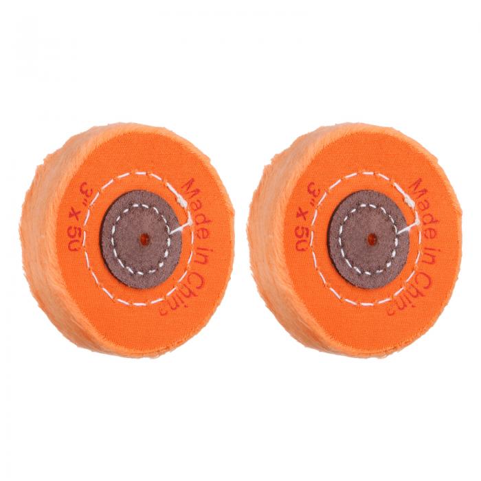 ベンチグラインダーツール用 3 " 綿 バフホイール 研磨ベンチグラインダーツール 15/64" アーバーホー..