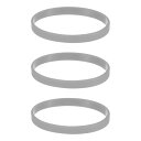 スポーツクラブ グループゲーム パーティーフェイバー ファッションパーティースポーツアクセサリー用のブレスレットリストバンド 飛行機な無地のリストバンド シルバ...