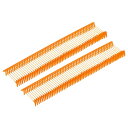 標準タグファスナー プラスチックレギュラー ガーメントプライスタグラベルタグファスナー15mm/0.6インチ 2500個入りオレンジレッド