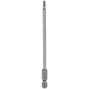 H2.5 ヘックスヘッドドリルビットレンチ 2.5mm メトリックフラット先端 1/4" ヘックスシャンク 120mm (4.7") 長さ マグネティックヘキサゴナルスクリュードライバーソケット インダストリアルスクリュードライバーパワービット