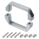 4個の長方形引き手、90mm/3.5