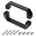 4個の長方形引き手、120mm/4.7