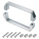 10個の長方形引き手、180mm/7.1