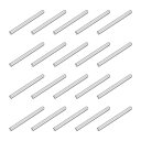 120個M2 x 22mm 304ステンレス鋼ダワルピン、円柱形棚サポートペグピン平行ピンファスナー、機械製造、産業、家具取り付け用、シルバー(4)