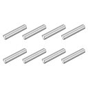 4個 M10 x 50mm 304ステンレス鋼ダボピン、円柱形棚サポートペグピン平行ピンファスナー、機械製造、産業、家具取り付け用、シルバー