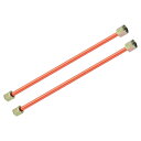 2個 エアコンプレッサー排気管 3/8