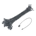 500個のナイロンハングタグストリング6.7インチスナップロックピンループプライスタグファスナープラスチックタグタイズクローズタグタグクローズタグクローズタグダ...