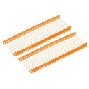 標準タグファスナー プラスチックレギュラー ガーメントプライスタグラベルタグファスナー25mm/1インチ 2500個入りオレンジレッド