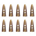 10個の樹脂トグルボタン、50mm/2