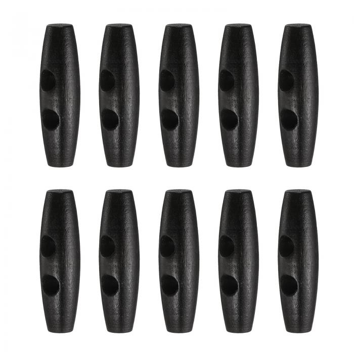 10個の木製トグルボタン45mm / 1.8