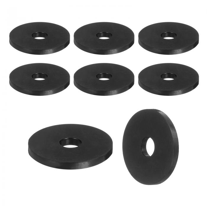 18個の厚いゴムスペーサー、1-3/16インチOD x 5/16インチID x 1/8インチ厚の丸いゴムブッシング、アンチバイブレーションフラットスペーサーワッシャー、家庭用産業機械用