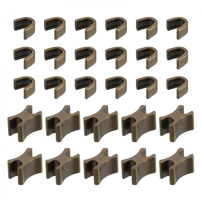 10セット ジッパースライダーリテーナー #8 トップストッパー&ボトムストップクローズドエンドジッパースライダー バッグ コート ジャケット DIY裁縫用交換...