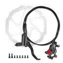 BULLSPANN 1セット 自転車ディスクブレーキキット リア左ブレーキレバー 160 mmローター 自転車ディスクブレーキキャリパー 1450 mmブレーキ...