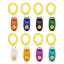 CAPASTEC クリッカートレーニング 犬用 静音設計 ABS+ステンレススチール+EVAリストバンド 犬のため 軽量 耐久性 舐め防止 トレーニングツール ...