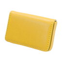 CAPASTEC 名刺入れ メンズ 名刺ケース 大容量 カードケース 取り出し簡単 磁石 シンプル 就職祝い ギフト 男女兼用 1個 黄