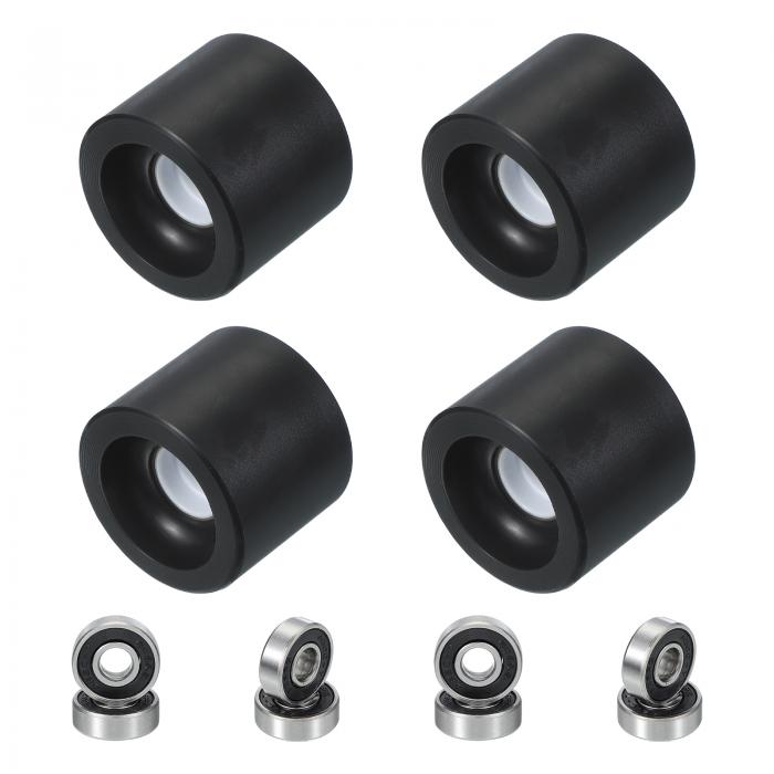 PATIKIL 61mm スケートボードホイール 1セット 86A 硬度 ストリートホイール PU クルーザーホイール 60..