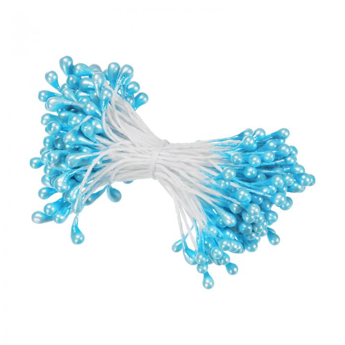 M METERXITY 150個入りの人工花ステーメンキット 3 mmミニダブルヘッド花ステーメンピスティル 花作り ..