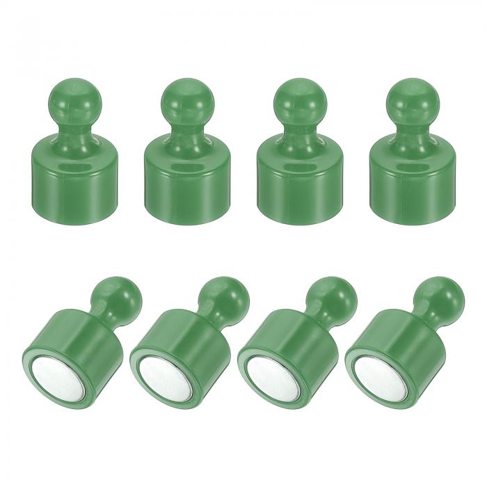 PATIKIL 8個 マグネットプッシュピン 0.8x0.5" 強力な冷蔵庫マグネット 磁気ホワイトボード装飾用画び..