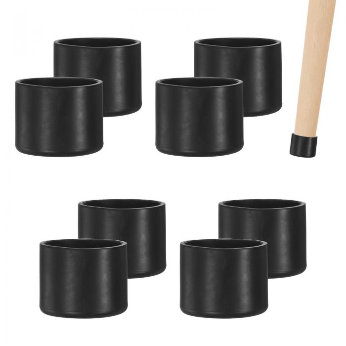 M METERXITY 8個入りのチェアレッグキャップ 1-3/8"（35mm）PVCチェアレッグフロアプロテクター 折りた..