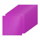 PATIKIL 20シートのローズレッドグリッターカードストックペーパー 10 x 10インチ 250gsmスクエアプレミアムスパークリーペーパークラフトカード...