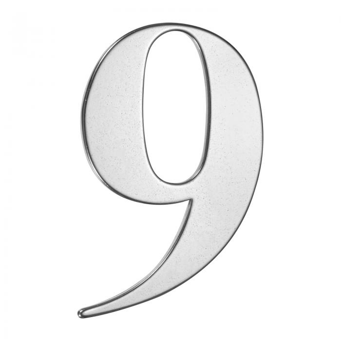 M METERXITY 1パックの自己粘着式ハウスナンバー、5"304ステンレススチールメールボックスナンバーアド..