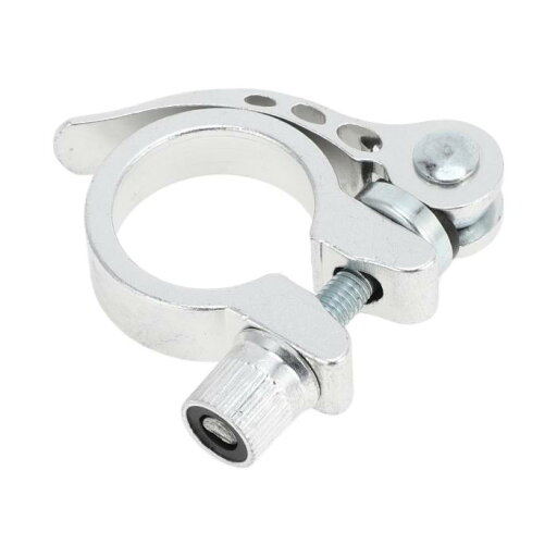 Motoforti ユニバーサルバイク自転車シートポストクランプシートポストカラー 31.8mm クイックリリース アルミニウム合金 シルバートーン Motoforti ユニバーサルバイク自転車シートポストクランプシートポストカラー 31.8mm クイックリリース アルミニウム合金 シルバートーン