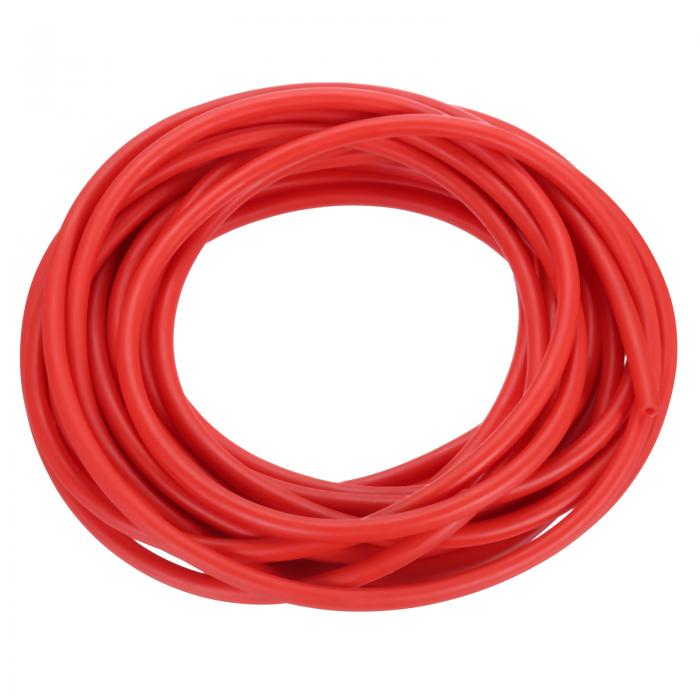 PATIKIL 26フィート（8M）天然ラテックスゴムチューブ 1/8インチ（3 mm）内径×1/4インチ（6mm）外径のスリング ショットゴムバンドラバーチューブ エクササイズ 伸ばし 実験室 家庭用ホースチューブ用 レッド